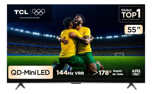 Smart TV TCL 55" QLED Mini LED 4K C6K 4k Qd-mini Led
