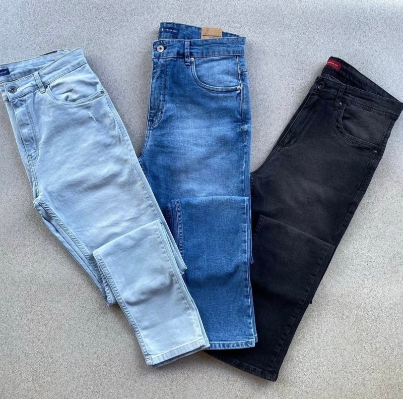 Calça Jeans Masculina Original Elastano Lycra