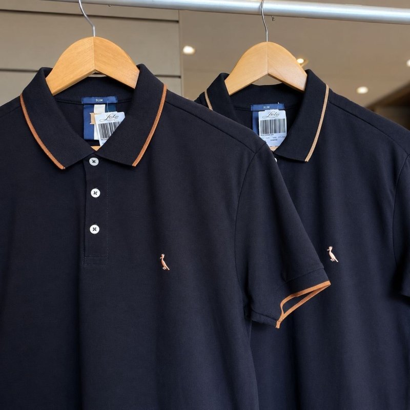 Masculino Reserva Polo Enxuto Friso Único