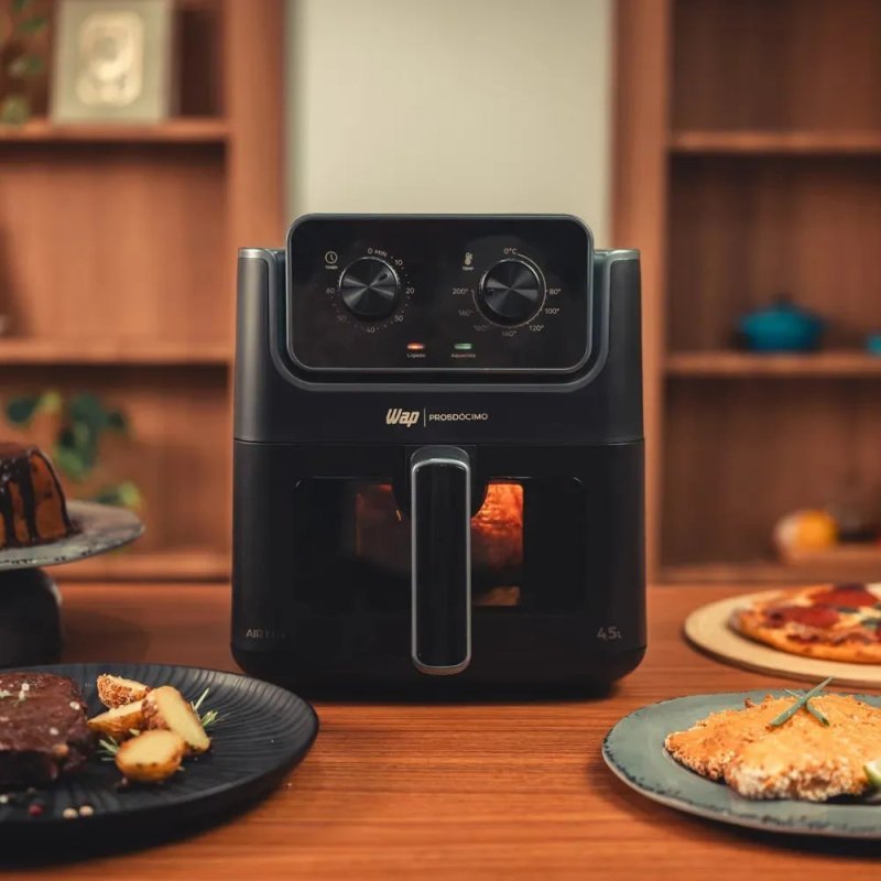 Wap Af01 Airfryer 4,5L - Visor com Luz Interna Antiaderente 127V