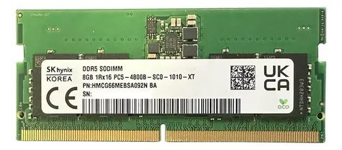 SK hynix LAPTOP MEMORY HMCG66MEBSA092N 8GB