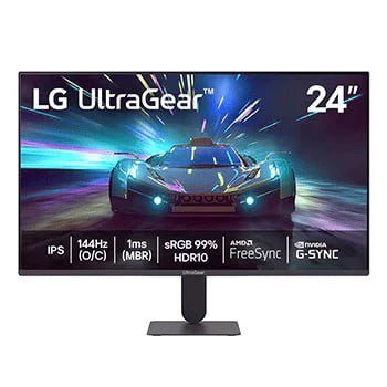 Monitor LG UltraGear 24G411A-B 24" IPS FHD 144Hz 1ms G-Sync