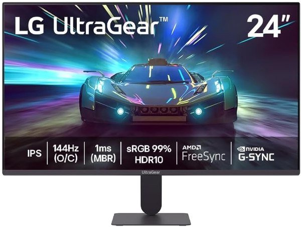 Monitor LG UltraGear G4 24G411A-B 24" IPS FHD 144Hz