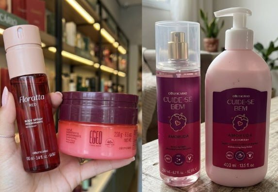 Combo Floratta Red e Egeo Choc High Body Spray 100ml + Sufl