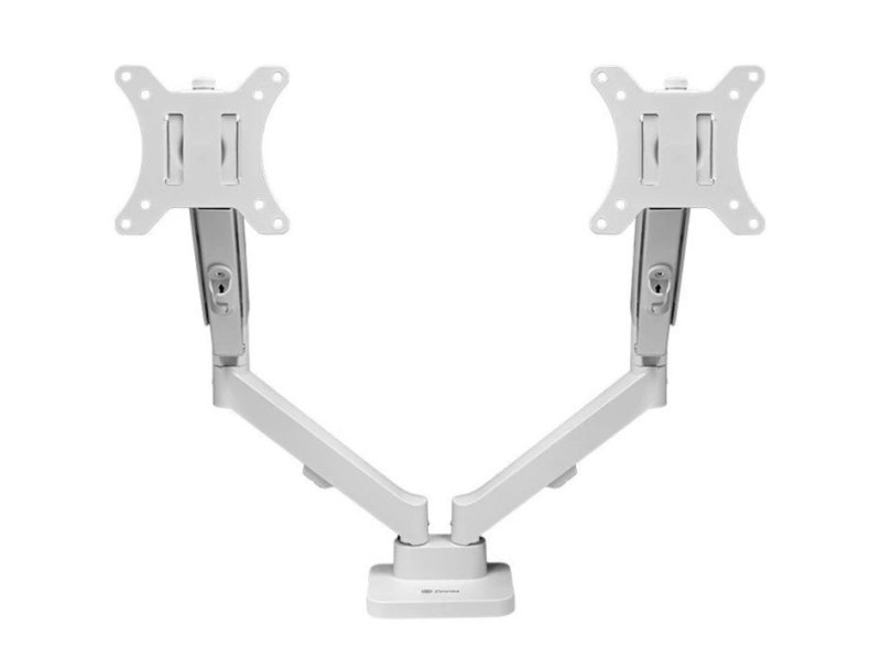Suporte Articulado Para 2 Monitores Zinnia Nimbo 210 Branco