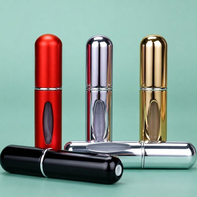 5 Mini Frasco Recarregável Perfume + Frete Grátis