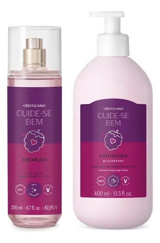 Combo Cuide-se Bem Amoruda: Body Splash 200ml + Loção Corporal 400ml