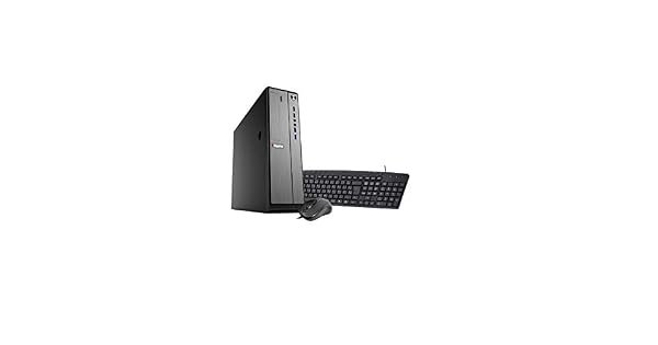 DESKTOP SLIM DUAL CORE 4GB 1TB, GigaPro, Preta, ultra fino