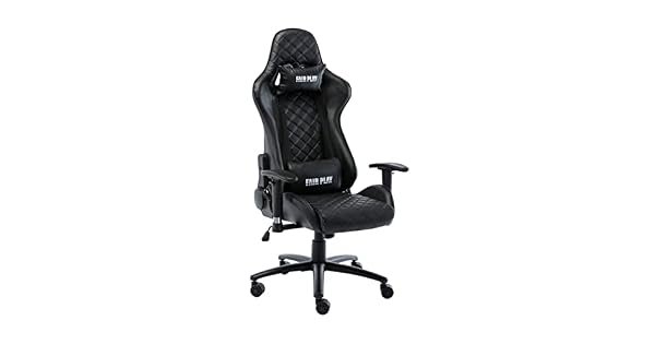 Fratini Cadeira Gamer Fair Play Reclinável 180° com Sistema Relax e Braços Ajustáveis Preto