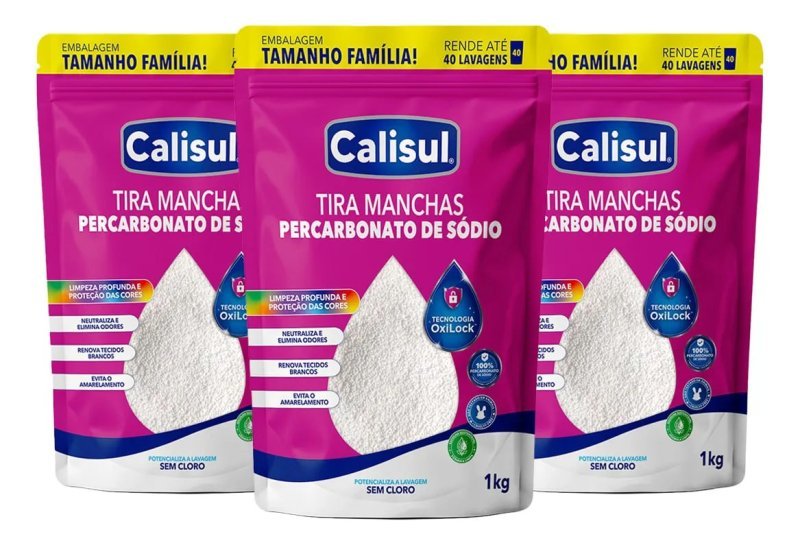 Percarbonato de Sódio Tira Manchas e Clareador 3kg