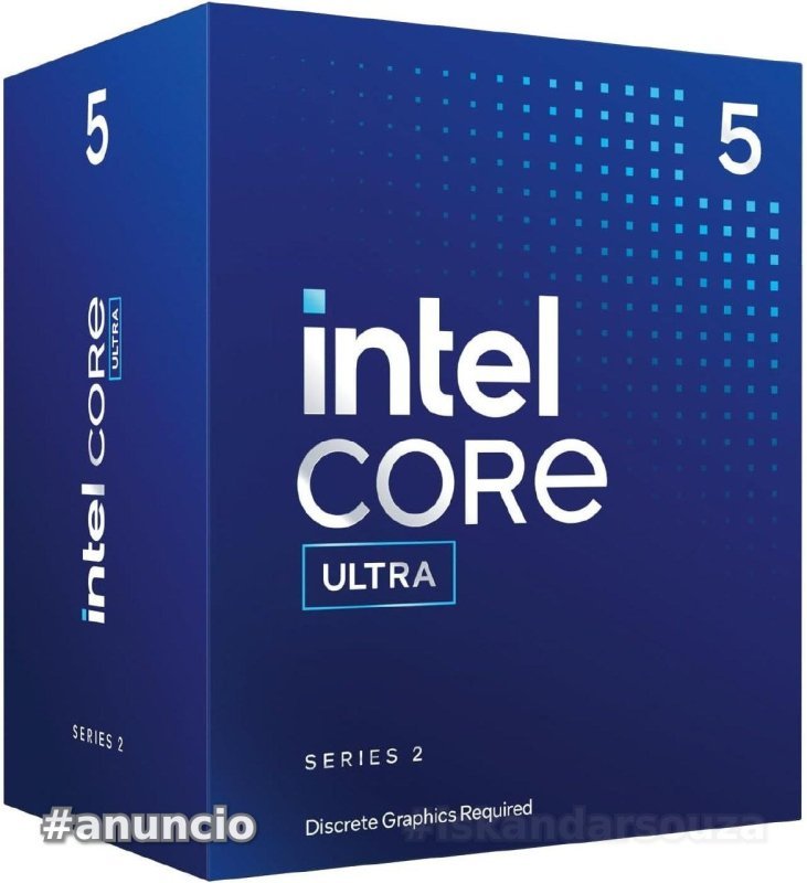 Processador Intel Core Ultra 5 225F LGA 1851 10 Cores 4.9GHz 20MB Sem Vídeo