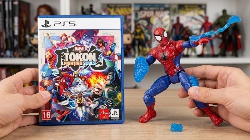 Bundle MARVEL Tōkon: Fighting Souls PS5 + Boneco Hasbro Marvel Spider-Man