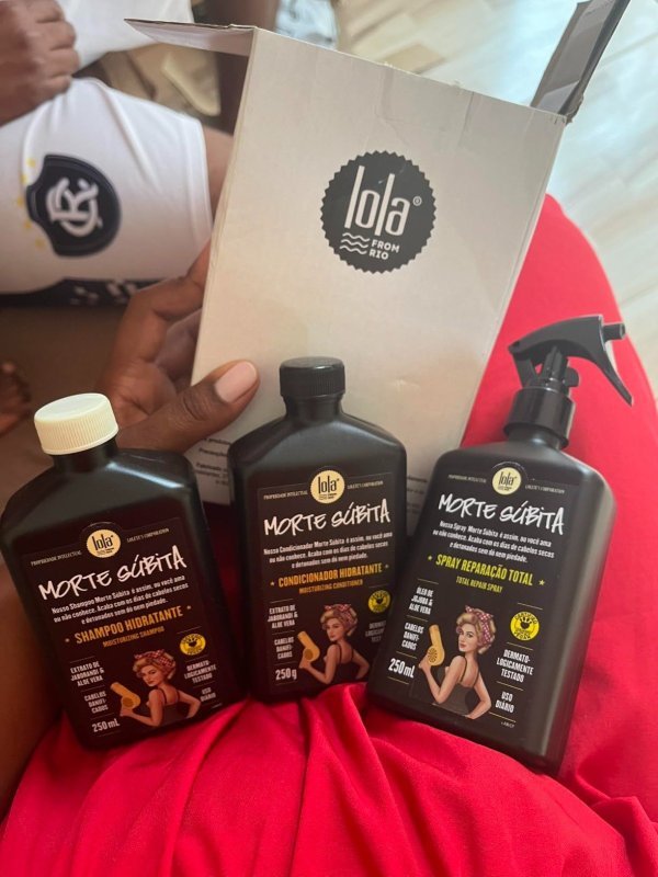 Kit Morte Súbita (Shampoo + Condicionador + Spray Reparaçao) - Lola From Rio