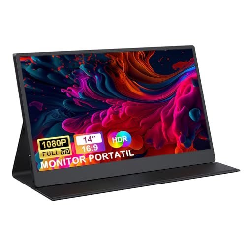 Monitor Portátil 14'', FHD 1080P