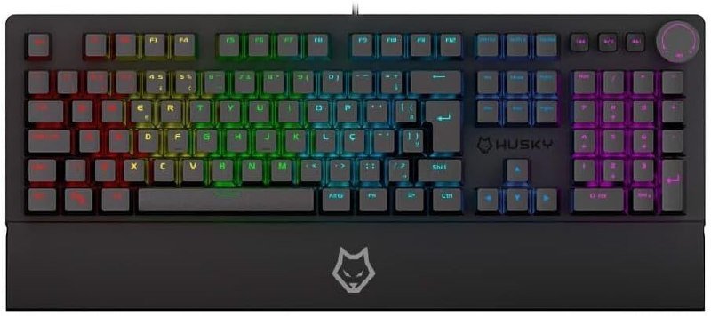 Teclado Mecânico Gamer Husky Anchorage, Full Size, Switch Brown + Frete Grátis
