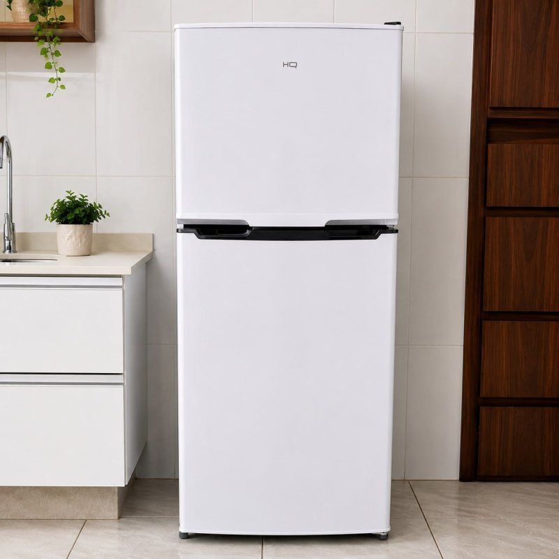 Geladeira Refrigerador Hq 140l Duplex Defrost Hq-140rdf Branco