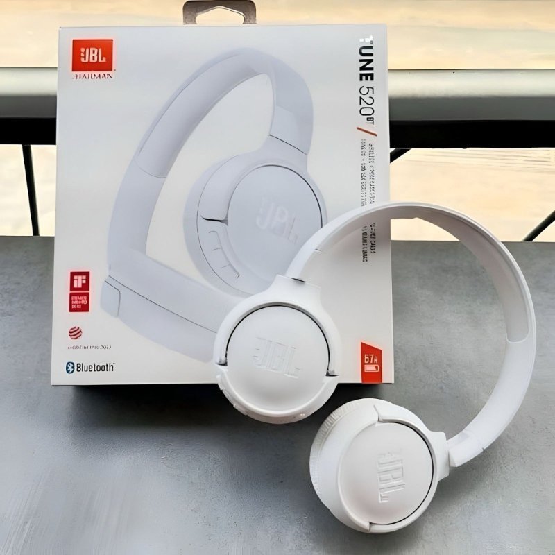 Fone Headphone JBL Tune 520BT Bluetooth Branco