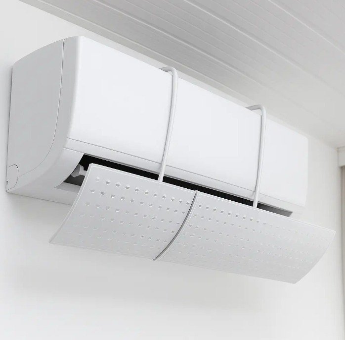 Defletor Ar Condicionado Split Universal 7 A 30mil Btus Ajustável 61 A 113cm + Frete Grátis