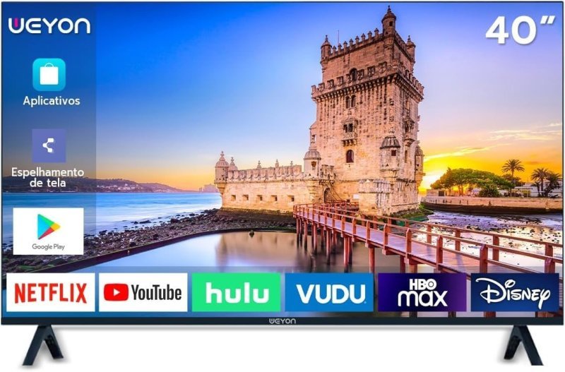 Smart TV Weyon 40" Full HD Wi-Fi Android 14 - 40WDSNBX