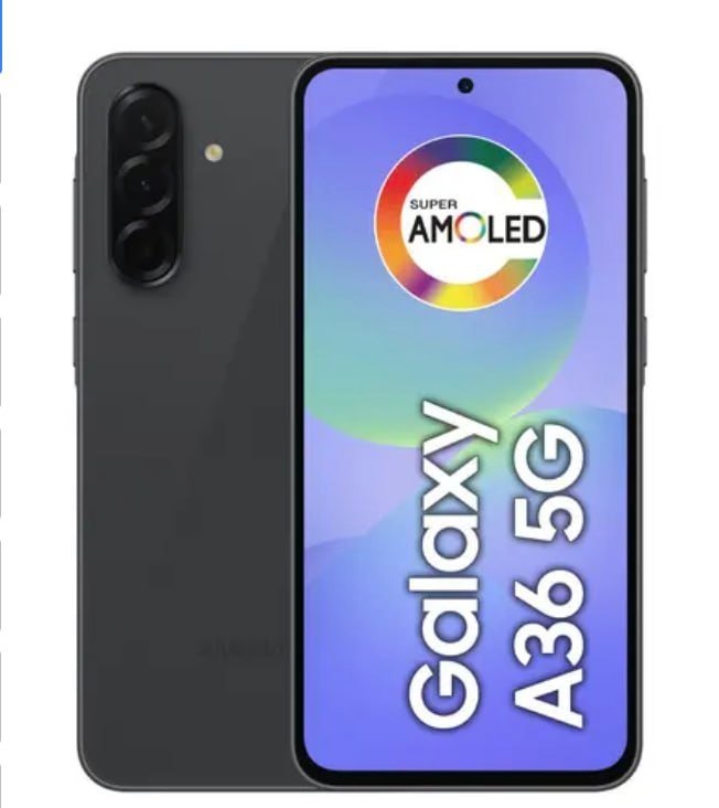 Smartphone Samsung Galaxy A36 5G 128GB 6GB RAM - Preto