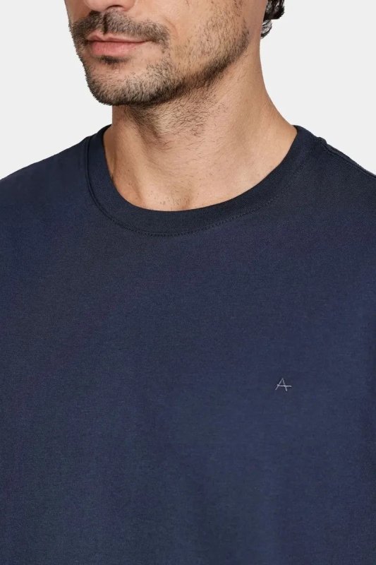 Camiseta Aramis Gola Careca Marinho (P ao XGG)