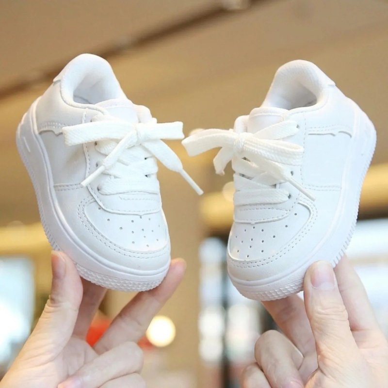 Tênis Air Infantil Branco Escolar Pagem Baby + Frete Grátis