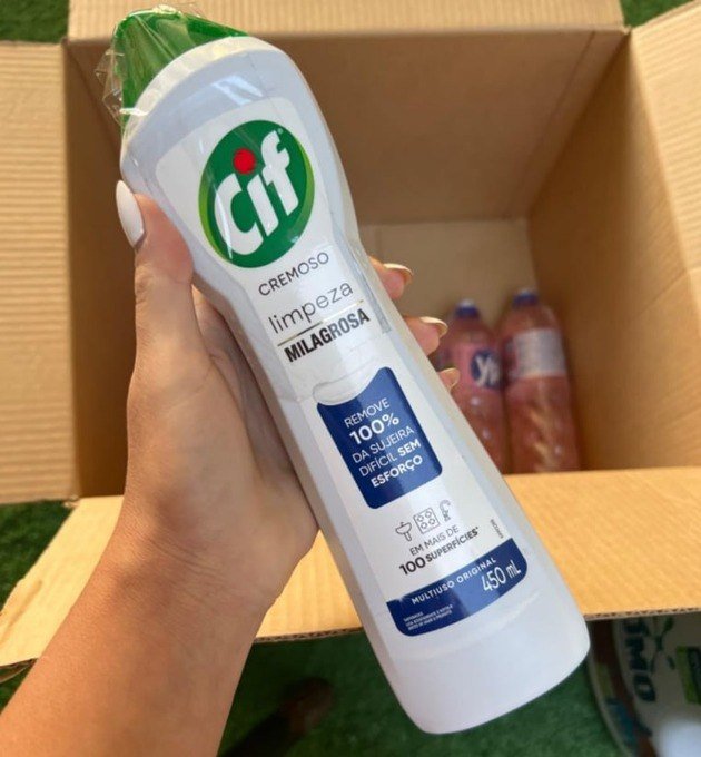Cif Cremoso Limpeza Milagrosa 450ml Original com Frete Grátis