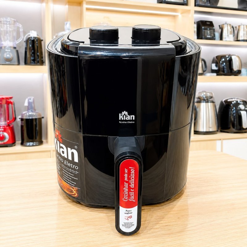 Fritadeira Elétrica Air Fryer Kian AF-105 3,5L 1200W Preta – 127V