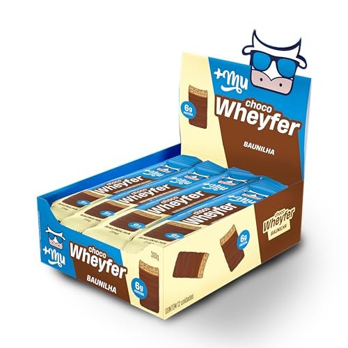 Mu Chocowheyfer Proteico Sabor Baunilha - Display com 12 unidades - 300g