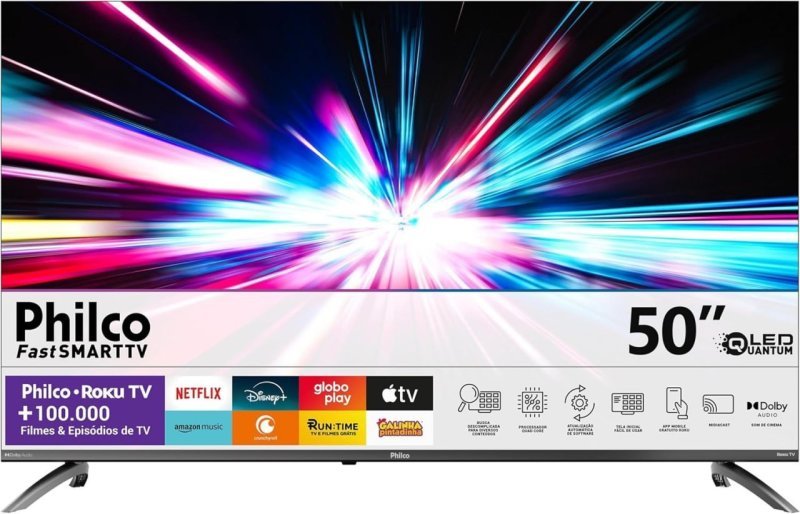 Philco Smart TV 50" 4K LED - Dolby Audio