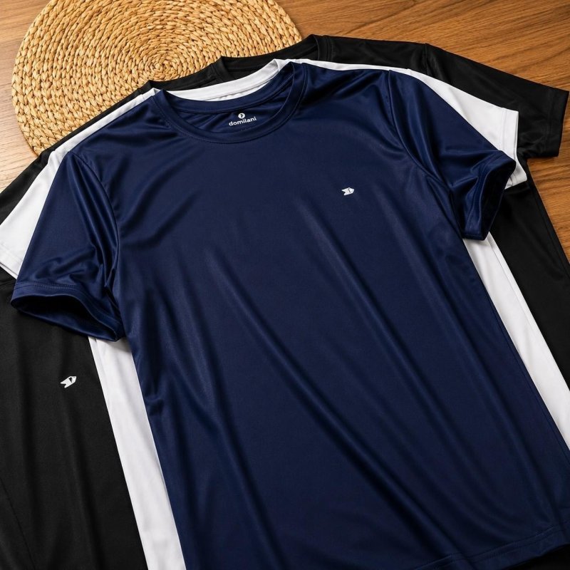 Kit 8 Camisas Sandrini Dry-Fit Masculina Caminhada Academia (P ao GG)