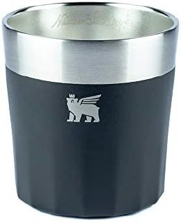 Stanley Copo prismático isolado para cocktails, antiderrapante, para bebidas quentes ou frias, 201 ml, Foundry Black