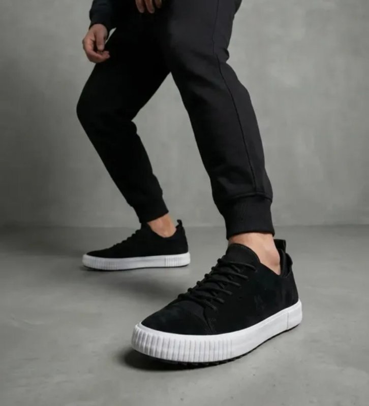 Tênis Masculino Polo Wear Camurça Casual Premium