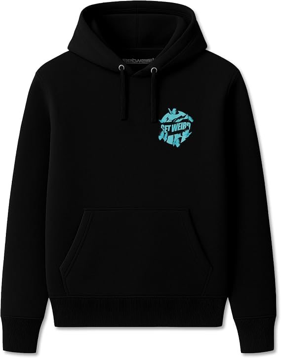 Suéter com capuz Butterfly Hoodie-black Get Weird Unisex Adulto