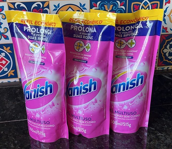Refil Vanish Tira Manchas Líquido para Roupas Coloridas 500ml