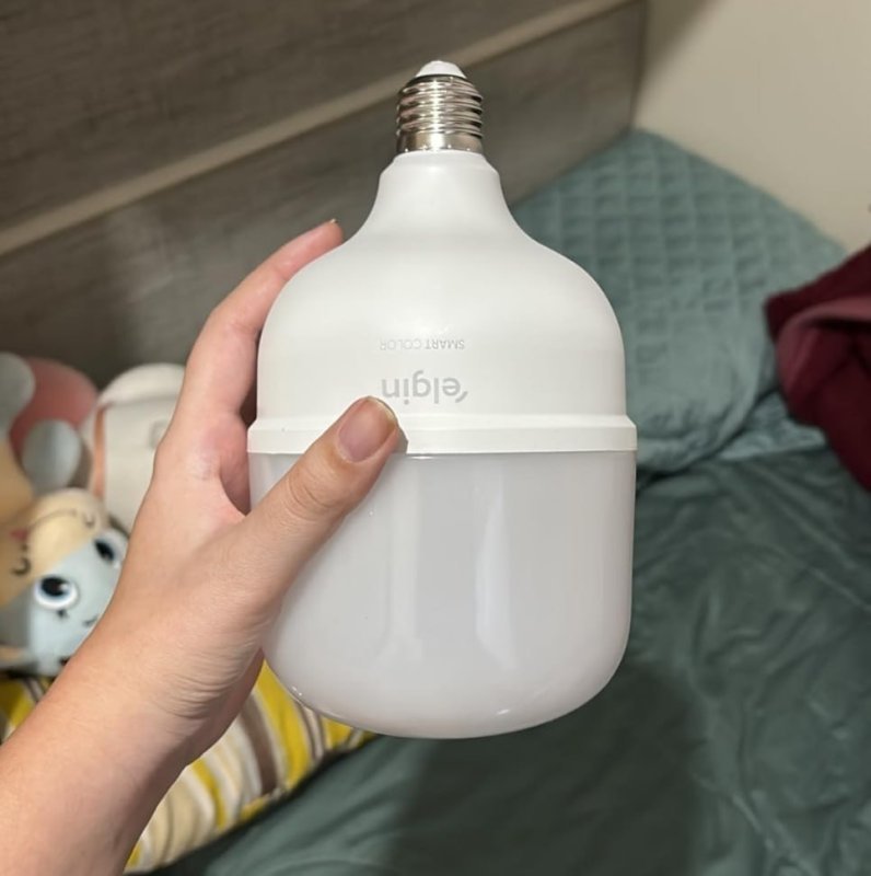 Lâmpada Inteligente Alta Potência 20W Elgin Color RGB Wifi Compatível com Alexa e Google Home