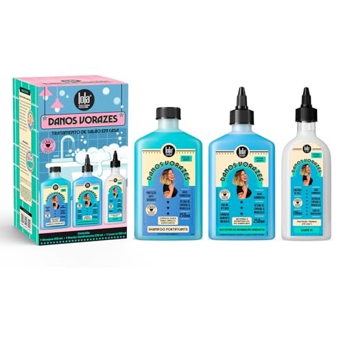 Kit Danos Vorazes (Shampoo + Condicionador + Leave in) - Lola From Rio