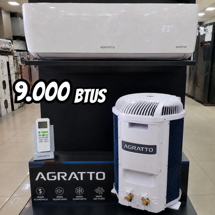 Ar Split Agratto Zen 9.000 Btus Frio Inverter 220v