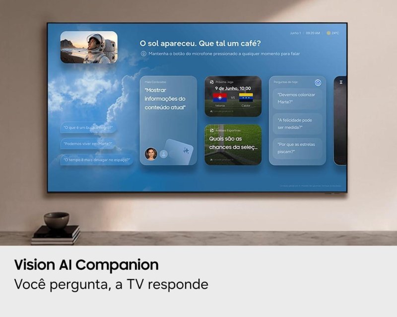 Smart TV Samsung 70" Crystal UHD 4K U8000H 2026
