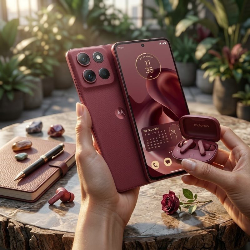 Smartphone Motorola Moto G86 5G + Moto Buds 256GB