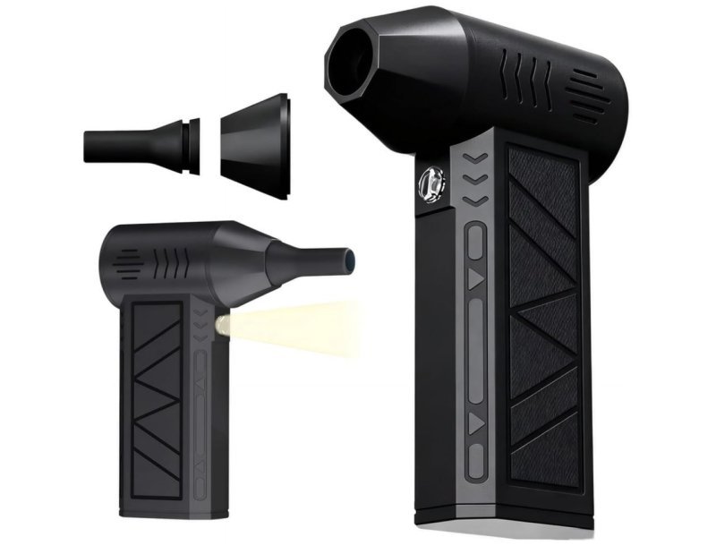 Mini Soprador De Ar Portátil 130000 Rpm, Jet Fan Turbo Fan Recarregável