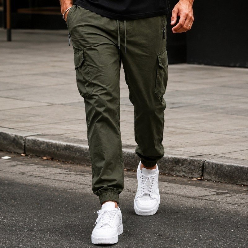 Calça Jogger Cargo Poliamida com Elastano