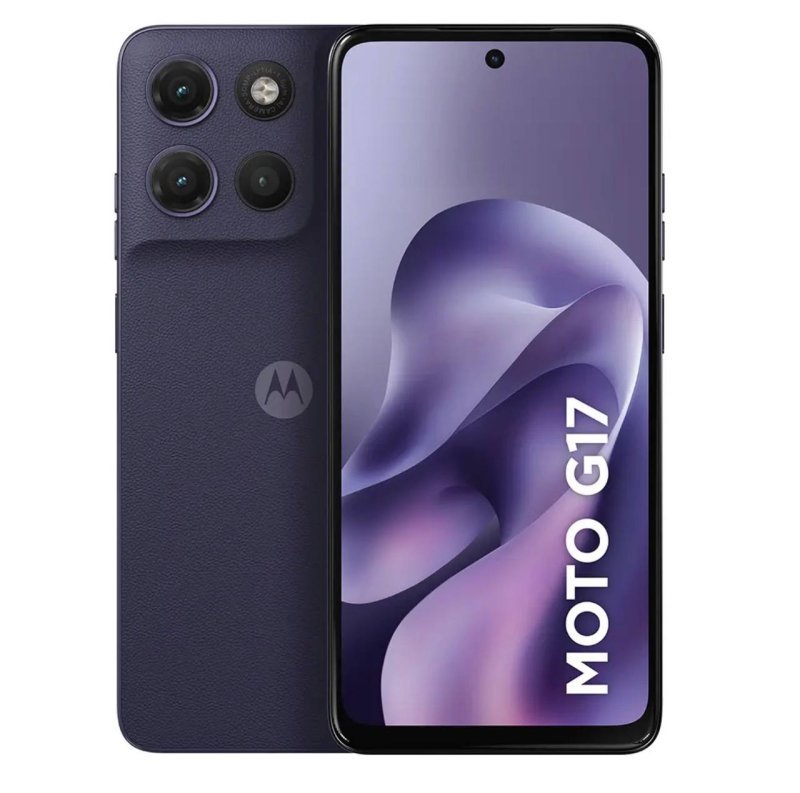Smartphone Motorola Moto G17 4G 256GB 12GB Roxo