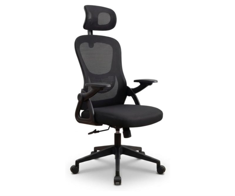 Cadeira Ergonômica de Escritório Astrella AS200 com Apoio de Cabeça Ajustável