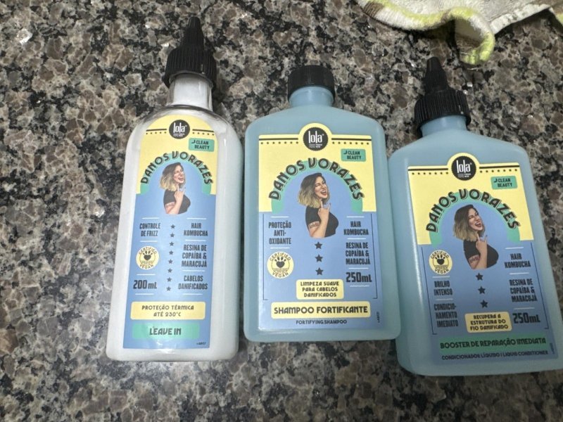Kit Danos Vorazes (Shampoo + Condicionador + Leave in) - Lola From Rio