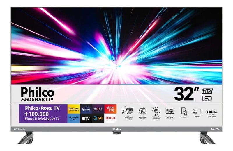 Smart TV Philco 32" Roku TV P32VIK