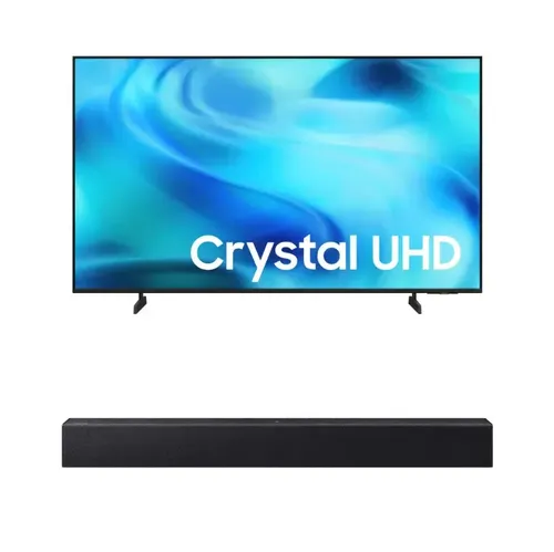 Smart TV Samsung Crystal 58" 4K UHD + Soundbar Samsung HW-B400F
