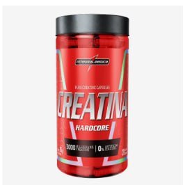 Creatina Hardcore 100% Pura 120 Capsulas Energia e Força Integralmedica