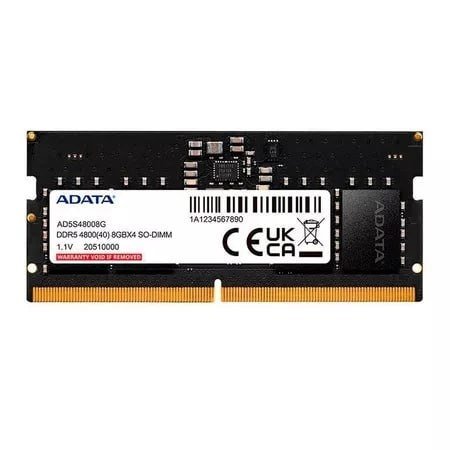 Memória Ram DDR5 8GB ADATA/SAMSUNG/SK HYNIX para Notebook PC5-4800mhz-5600mhz SODIMM Upgrade Laptop