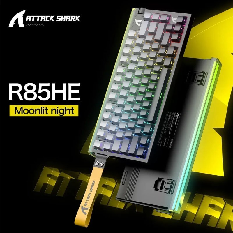 Teclado Gamer Attack Shark R85he Magnético Usb